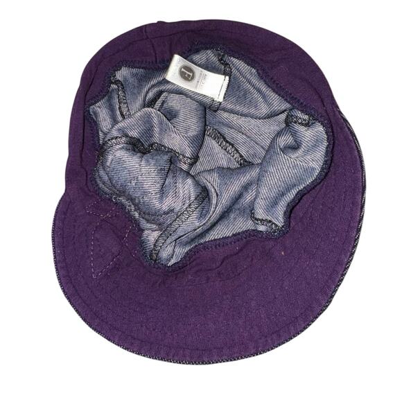 Flipside Hats 2 Piece Bundle Felted Flower Newsboy Weekender Purple Blue Eco main image 7